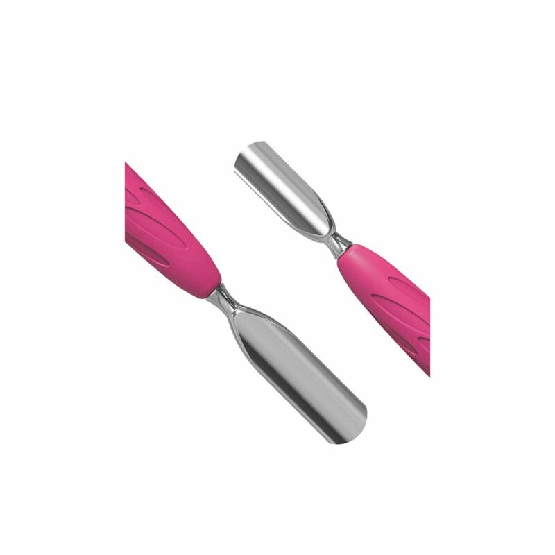 Empujador de manicura con mango de silicona «Gummy» UNIQ 10 TIPO 1 (empujador redondeado ancho + empujador redondeado estrecho) - Image 5