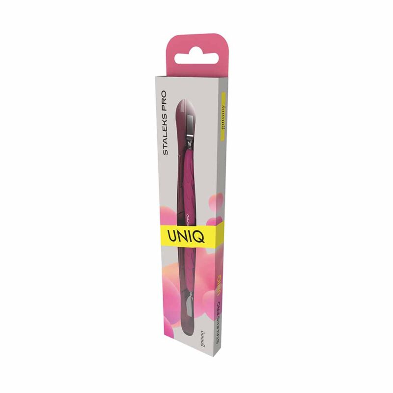 Empujador de manicura con mango de silicona «Gummy» UNIQ 10 TIPO 5 (empujador redondeado estrecho + hoja ancha) - Image 6