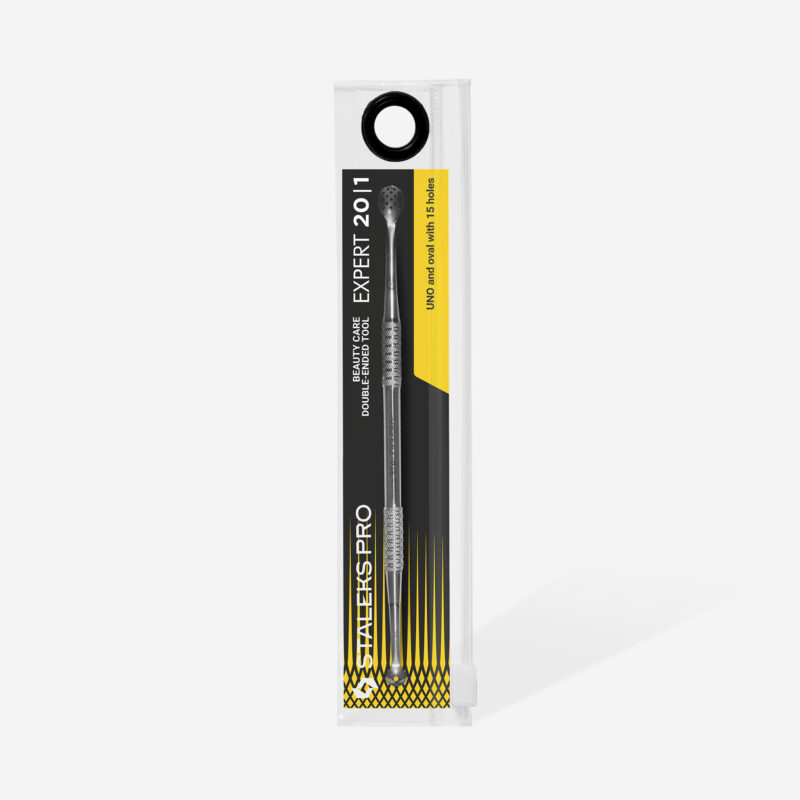 Extractor de espinillas EXPERT 20 TYPE 1 (cucharita uno grande + limpiaporos rectangular de 15 orificios) - Image 4