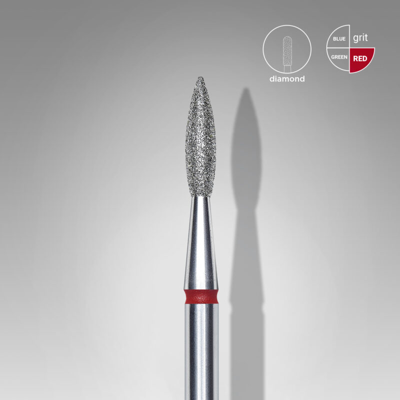 Punta diamante, de puntaed «flama afilada» 2.1 mm