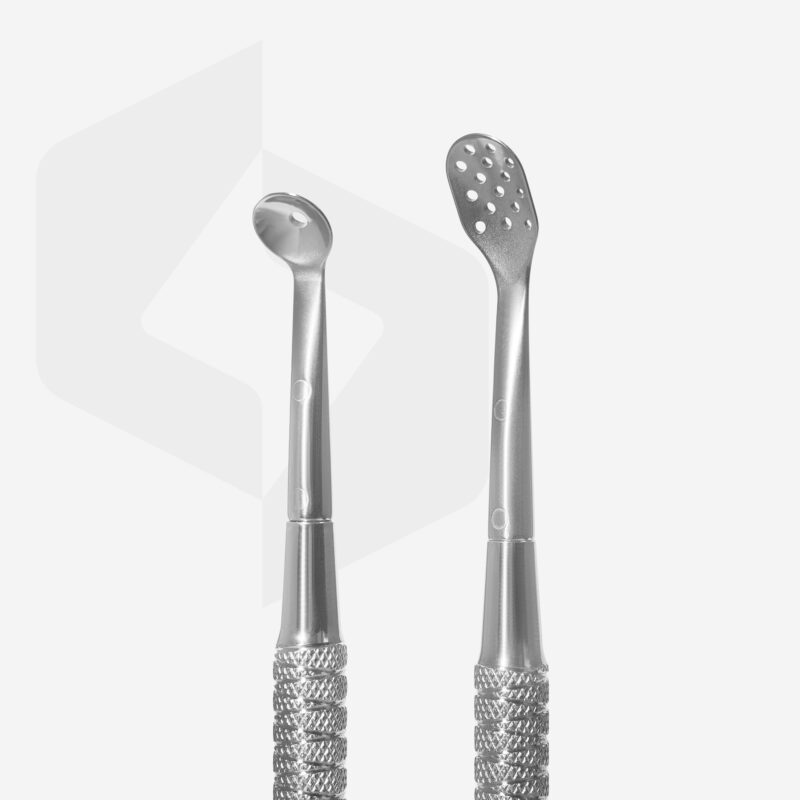 Extractor de espinillas EXPERT 20 TYPE 1 (cucharita uno grande + limpiaporos rectangular de 15 orificios) - Image 2