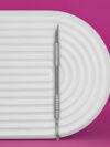 Empujador para manicura EXPERT 90 TYPE 4.2 (Hoja doblada + empujador inclinado)