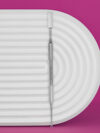 Empujador para manicura EXPERT 51 TYPE 1 (empujador «anillo» + empujador plano recto)