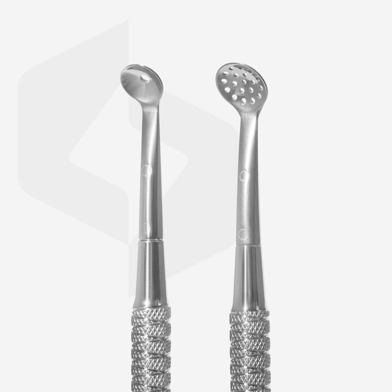 Extractor de espinillas EXPERT 20 TYPE 2 (limpiaporos redondo de 19 orificios + cucharita uno grande) - Image 2
