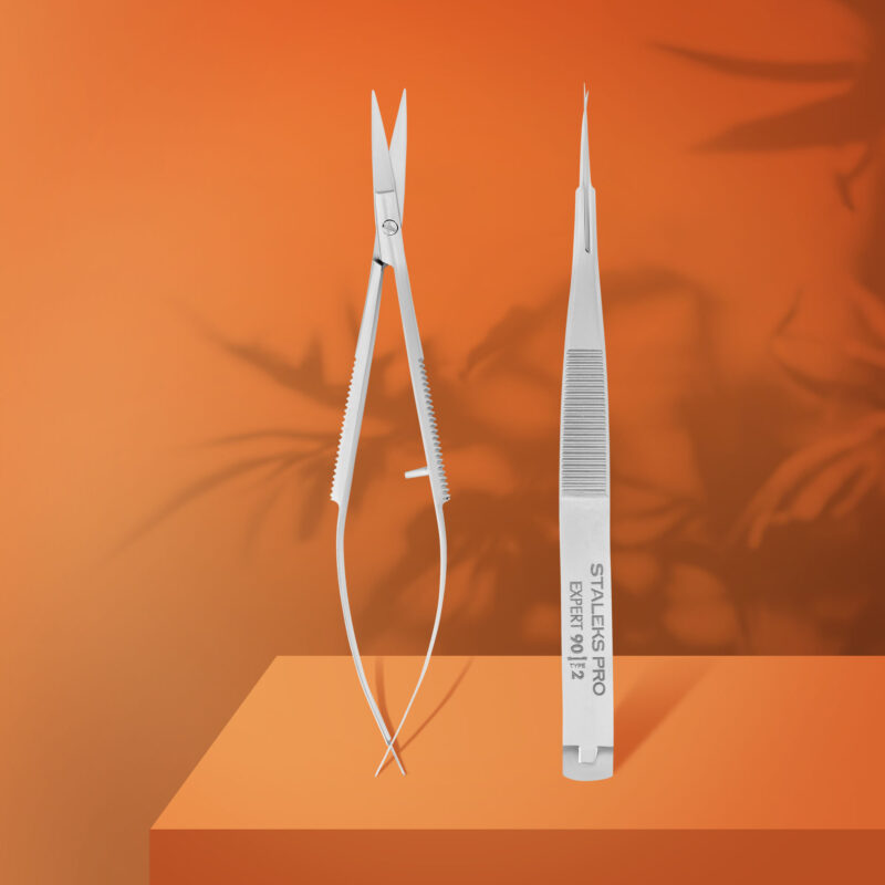 Micro tijeras para modelar cejas EXPERT 90 TYPE 2