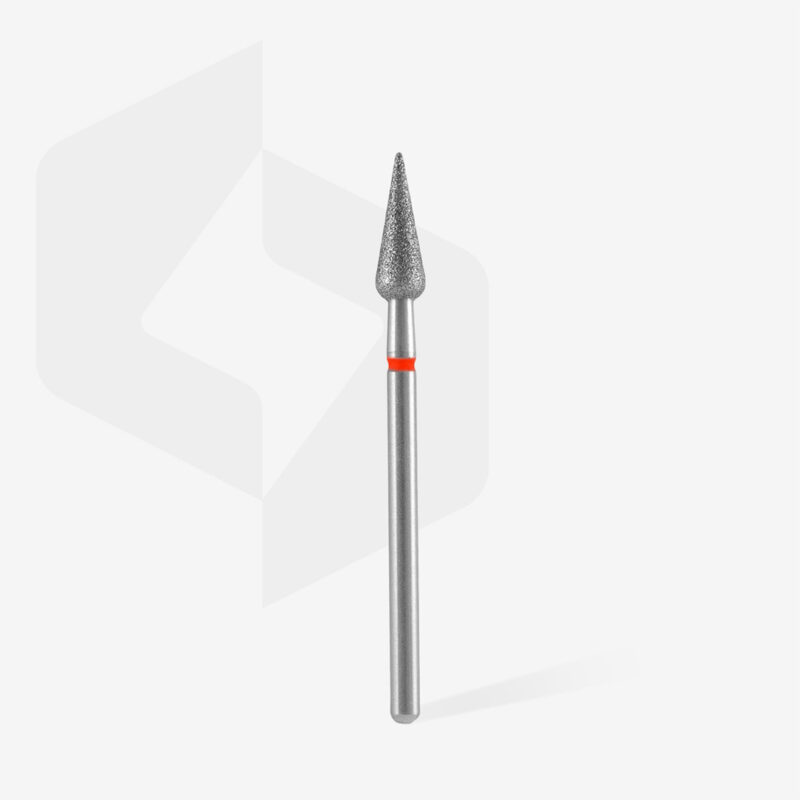 Broca de diamante para clavos, «pera puntiaguda», roja, diámetro 4 mm - Image 2