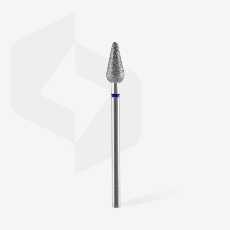 Broca de diamante para clavos, «pera redondeada», azul, diámetro 5 mm - Image 2